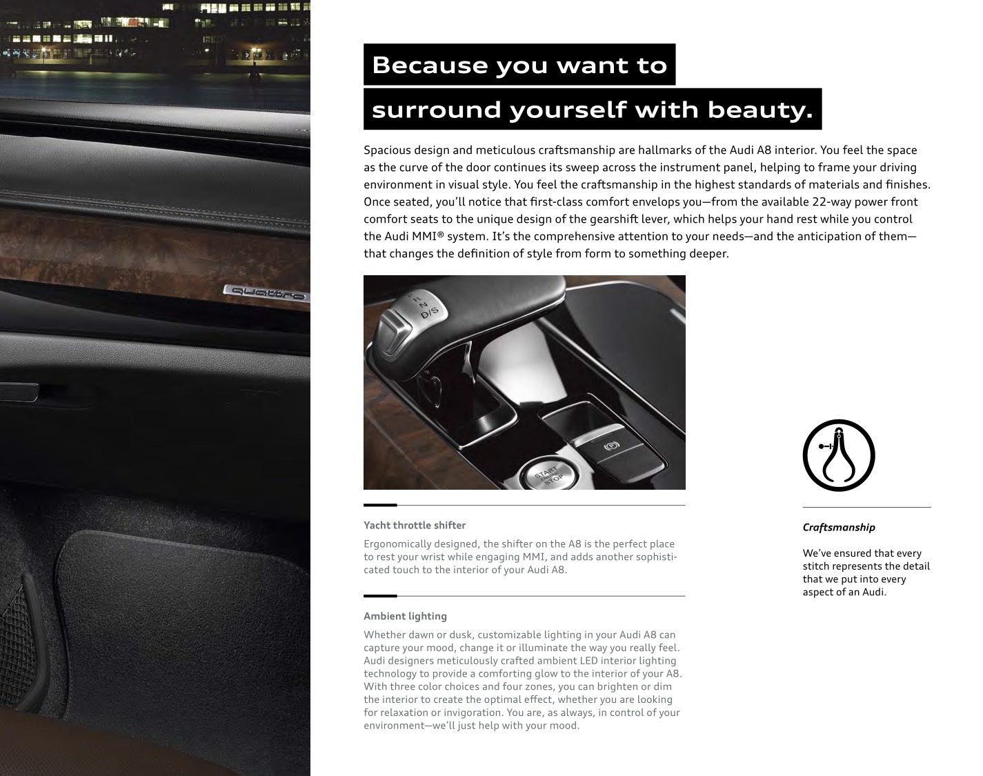 2014 Audi A8 Brochure Page 15
